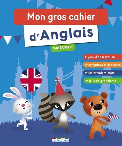 Mon Gros Cahier D'anglais Maternelle
