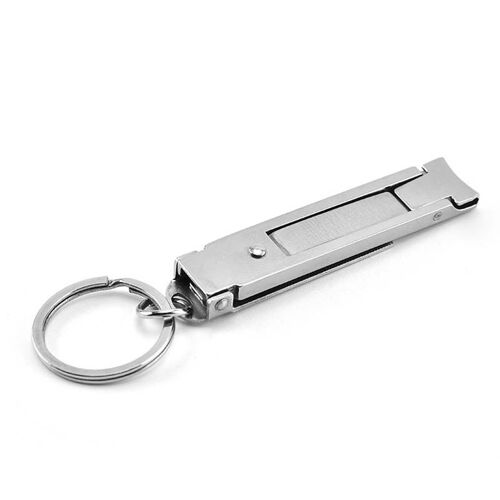 Coupe-Ongles Multifonctions 5 En 1 Pliable Et Ultra-Fin, Ciseaux De Manucure Et Pédicure En Acier Inoxydable Avec Un Anneau Pour Un Transport Facile, Outil Cosmétique Très Pratique, 