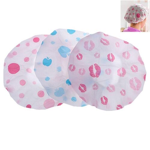 1 Pièces Imperméable Bonnet De Douche Épaissir Saunas Bain Chapeau Enfants Cheveux Bonnet De Bain Pour Les Femmes Enfants Cheveux Casquette De Protection Aléatoire 