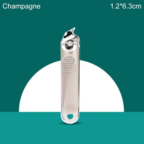 Champagne M - Coupe-Ongles En Acier Inoxydable, Coupe-Ongles Épais Et Durs, Pour Manucure Et Pédicure, Peau Morte 