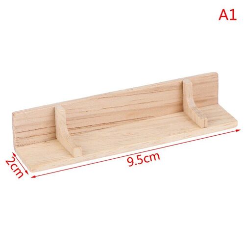 Étagère Murale Miniature En Bois Pour Maison De Poupée, 1 Pièce 1:12, Meubles De Rangement Pour Décalcomanies De Maison De Poupée