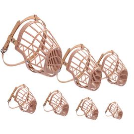 Muselières Pour Animaux De Compagnie,2 Types De Style,Protection De L'environnement,Couverture En Caoutchouc Pour Chiots Et Chiens De Taille Moyenne,Fournitures Pour Animaux De Compagnie - Type S #A