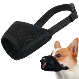 Muselière En Maille Souple Xs Pour Petit Chien,Chihuahua,Caniche,Beagle,Teckel,Corgus Labrador Doré,Muselière Pour Chiot - Type Xl(Snout 24-26cm) #B