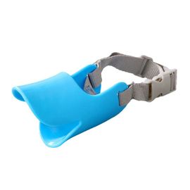 Masque En Forme De Bec De Canard Pour Chien,Muselières Anti-Morsure Pour Animaux De Compagnie,Petits Chiens,Corgi,Chihuahua,Accessoires Pour Chiots,Muselière Réglable - Type Blue-M-Suit 5-9kg