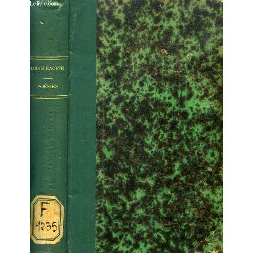 Poesies De Louis Racine, Poeme De La Religion, De La Grace, Odes Sacrees