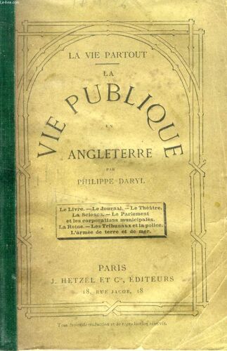 La Vie Publique En Angleterre