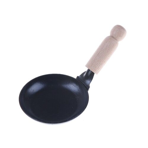Maison De Poupée Miniature 1:12, Meubles À Frire Noirs, Jouets, Outil De Cuisine, Cadeau D'anniversaire Pour Filles