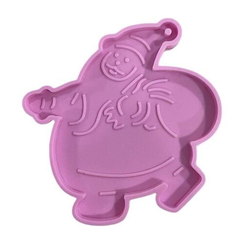 Moule En Silicone Pour Décoration De Noël, Bricolage, Père Noël, Elk, Flocon De Neige, Téléphone, Porte Clés, Cristal, Résine Époxy, Moule Dorp Ship
