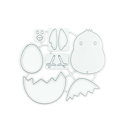Matrices De Découpe En Métal, Pochoir De Pâques Cassé, Scrapbooking, Bricolage Album Timbre Carte En Papier Gaufrage Décor Artisanal, Livraison Directe