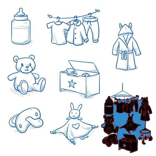 Matrices De Découpe Pochoir En Métal, Modèles, Moules, Poupée Mignonne En Forme D'imperméable, Bricolage Artisanat Outils De Gaufrage Pour Album Scrapbooking Art D