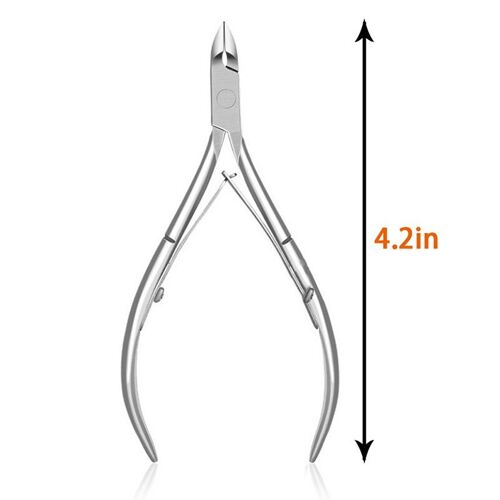 1 Pièces Nail Art Acier Inoxydable Placage Arc-En-Ciel Cuticule Pince Cutter Peau Morte Décapant Clipper Ciseaux Manucure Pédicure Outil 