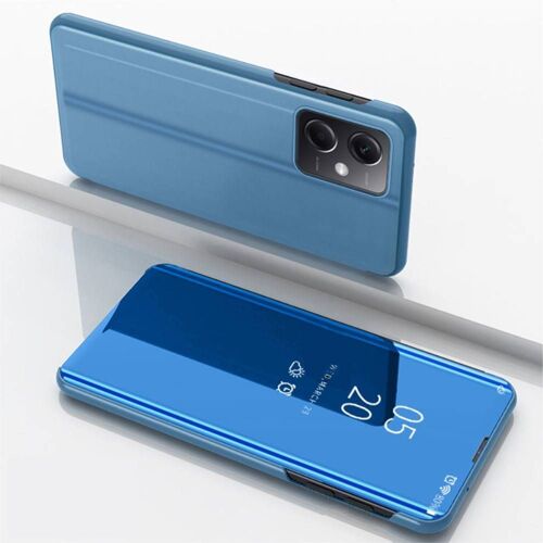 Housse Pour Xiaomi Poco X5 Pro 5g / Redmi Note 12 Pro 5g - Etui Coque Portefeuille Clear View + Film Ecran - Bleu