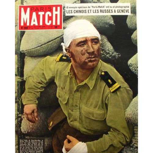 Paris Match N° 266 : Dien Bien Phu,Le T.N.P., Yvonne Printemps Et Pierre Fresnay ¿