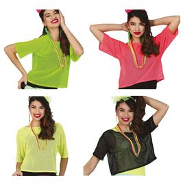 T-Shirt En Maille Néon Ou En Maille De Différentes Couleurs