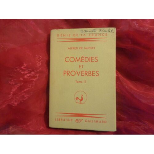 Comedies Et Proverbes Tome 2