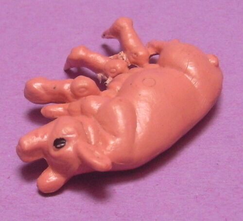 Figurine Cochon / Truie Nourrissant Ses Petits - Plastique/Résine Peint - 80/90's - China