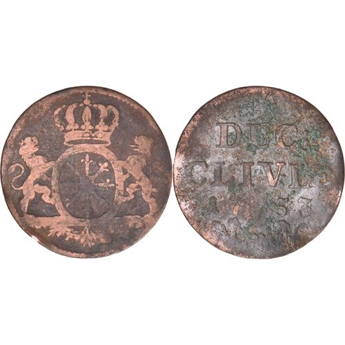 Allemagne - Comté De Clèves - 1 Duit - Friedrich Ii - 1753 - Duc: Cliviæ - L201