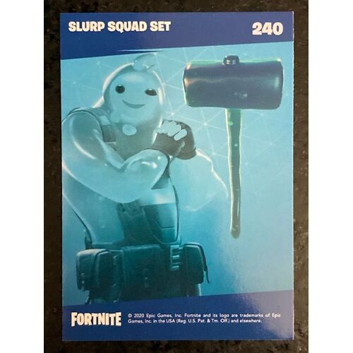 Carte Panini Fortnite Reloaded N°240 : Slurp Squad Set