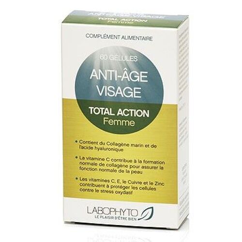 Complément Alimentaire Anti-Âge Visage Pour Femmes (60 Gélules) - Labophyto