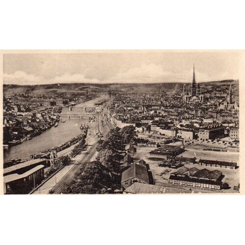 Carte Postale Ancienne - Panorama - Rouen - Editions Compagnie Des Arts Photomecaniques-