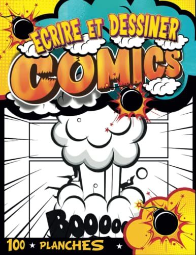 Apprendre A Dessiner Manga Enfant: Activités D'avion Pour Les Fans De Bande Dessinée Pour S'occuper De La Journalisation Du Voyage Dans Un Style De Bande Dessinée Drôle | Livre Jeux 10 Ans