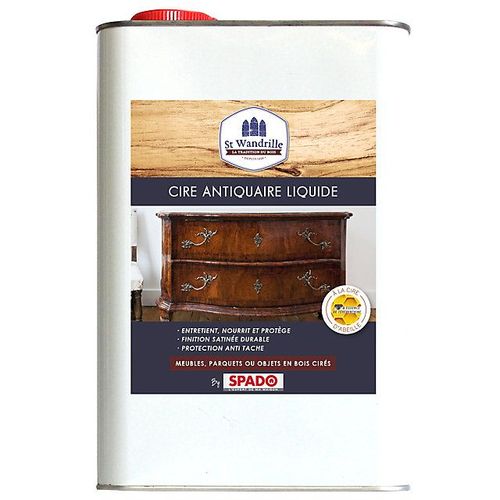 Cire antiquaire bois ciré St Wandrille 5L
