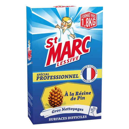 Lessive à la résine de pin St Marc Pro 1,8kg