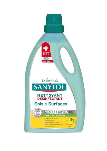 Désinfectant multi-usages Citron SANYTOL 5 l