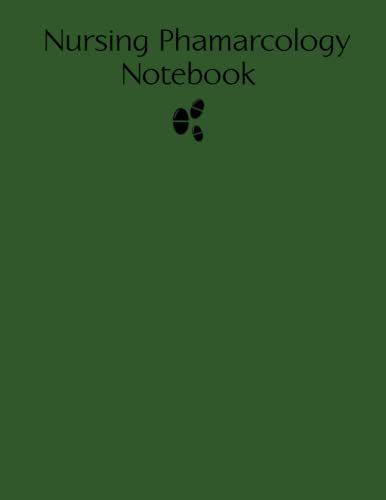 Nursing Pharmacology Notebook: Blank Medication Template Notebook & Note Guide To Meds, Study Nursing School Templates, Aesthetic Nursing Journal, | 120 Pages 8.5 X 11 Inches