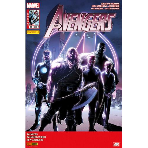 ( The ) Avengers N° 22 ( Avril 2015 - Couverture 1/2 ) : " Les Trois Avengers " ( Avengers + Avengers World + New Avengers )