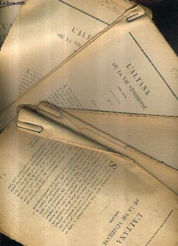 L'altana Ou La Vie Venitienne 1899 - 1924 - 6 Fascicules En Feuillets - Incomplet.