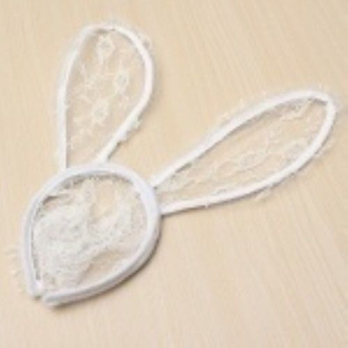 Accessoires Pour Cheveux Oreilles De Lapin, Bandeau En Dentelle, À La Mode, Quotidien, Mignon, Cosplay, Halloween, Costume, Fête À La Maison