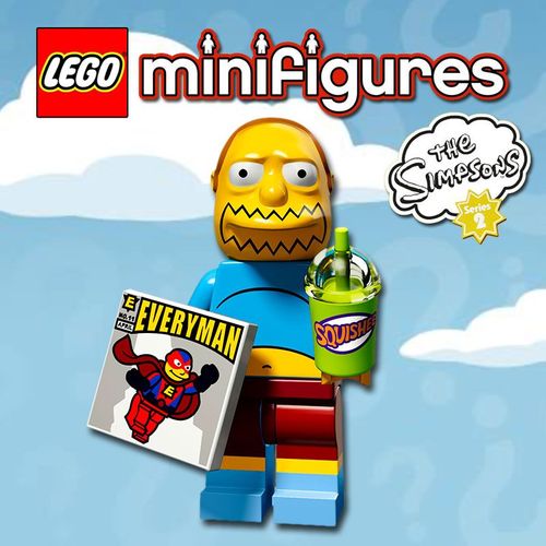 LEGO Minifigures 71009 The Simpsons Série 2 - Vendeur de BD / Comic Book Guy