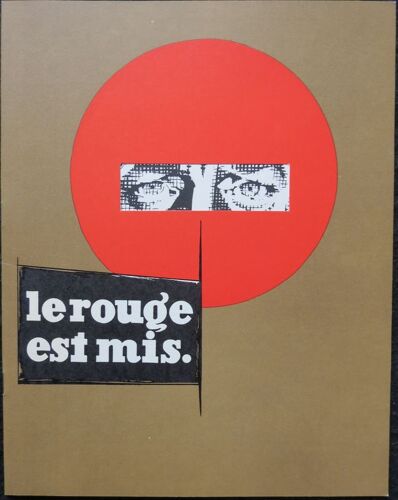 Jean Gabin * Le Rouge Est Mis * Gilles Grangier - Film 1957 - Livret De Cinéma Original - 12 Pages - Chaque Page De 30,5x24 Cm * Dossier De Presse - Jean Gabin ; Annie Girardot ; Paul Frankeur 