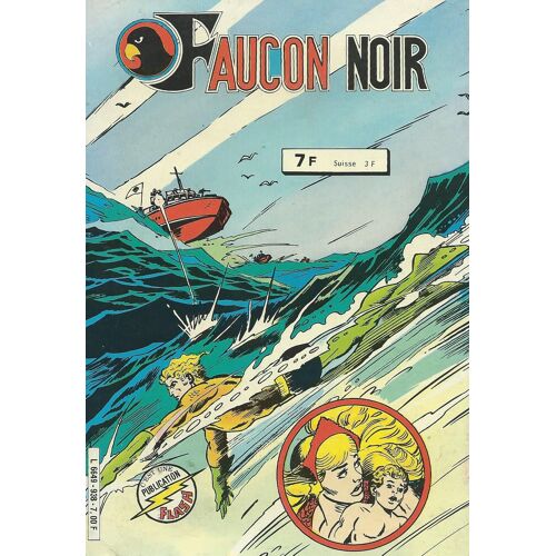Album Relié ( Reliure / Recueil ) Faucon Noir N° 938 :  Faucon Noir N° 17 ( Juin 1980 ) + Faucon Noir N° 18 ( Octobre 1980 ) : Les Faucons + Hawkman + Aquaman + Etc ...