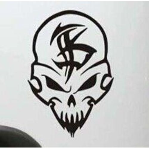Autocollant Et Décalcomanies De Voiture Humoristique Ghost Rider, Style De Voiture Ferme Pour Toyota Chevrolet Volkswagen Golf Skoda Hyundai Lada