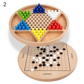 Jeu Familial Non Toxique, Respectueux De L'Environnement, Avec Échecs Ludo, Jeu De Dames Chinoises, Jouets Pour Enfants