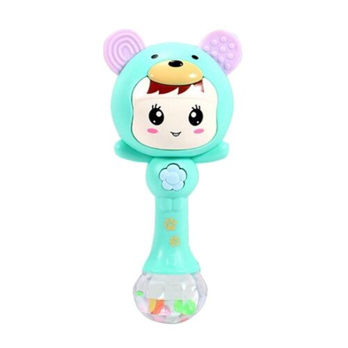 Hochet De Dentition En Forme De Dessin Animé Pour Nouveau-Né, Clochette À Main, Musique, Rythme Léger, Jouet