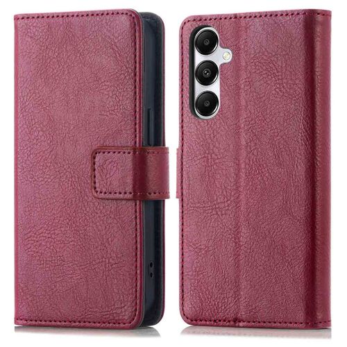 Imoshion Étui De Téléphone Portefeuille Luxe Samsung Galaxy S25 Bordeaux