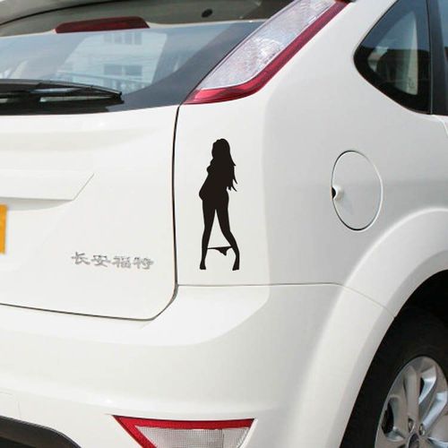 Autocollant Réfléchissant Et Humoristique Pour Filles, Accessoires De Voiture, Bikini, Pour Ford Focus 2 Vw Golf 7 Skoda Opel Toyota