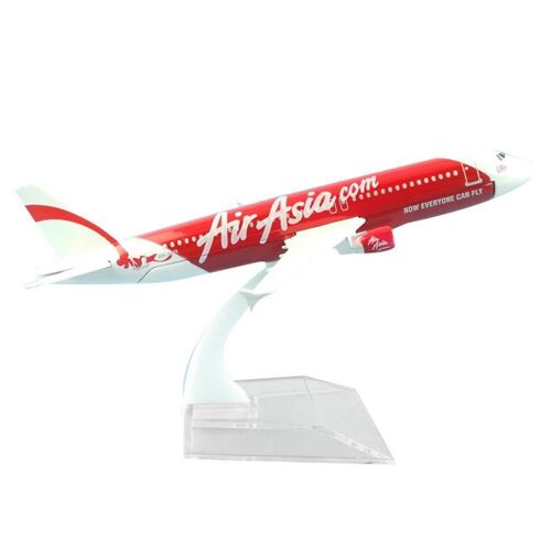 Avion Air Asia A320 en alliage, modèle d'avion, jouet pour enfants, cadeau d'anniversaire, avion de Simulation, jouet de collection, 1/400