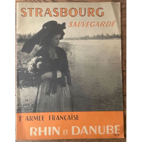 Rhin Danube N°2 16 Avril 1945 1ere Armée Française  Strasbourg 2