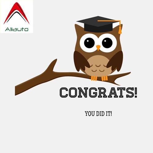 Autocollants Hibou Sur Une Branche De Voiture, 15cm X 13cm, Décoration En Vinyle Pour Mercedes W203 Kia Skoda Opel