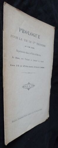 Prologue Pour La Vie De Ste Tryphine, Représentée Dans La Ville De Morlaix