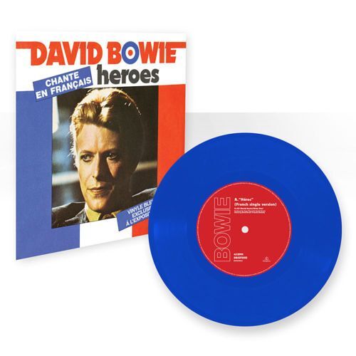Heroes 45t Vinyl Bleu