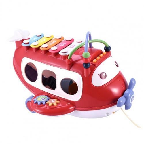 Avion En Plastique Pour Bébé, 5 Notes, Xylophone, Instrument De Musique, Jouets Éducatifs Pour Enfants