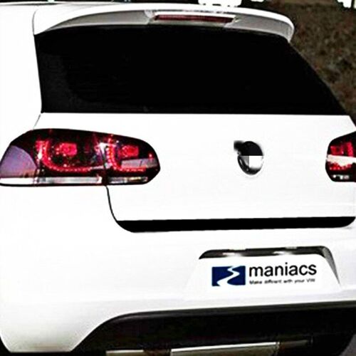 Autocollants En Vinyle En Fibre De Carbone, Accessoires En Forme De Décalcomanie Pour Queue De Coffre De Voiture, Pour Volkswagen Golf 6 Gti R20