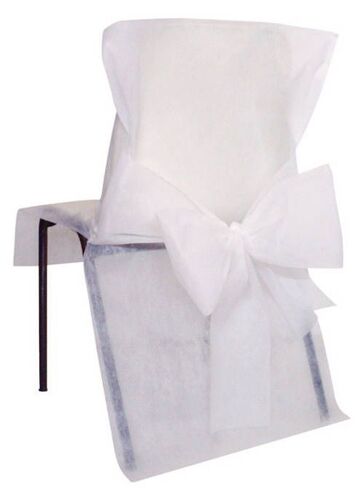 10 Housses De Chaise Blanche - 57479