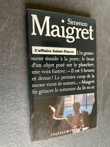 L'affaire Saint-Fiacre - Presses Pocket N°1333 - Georges Simenon - 1991