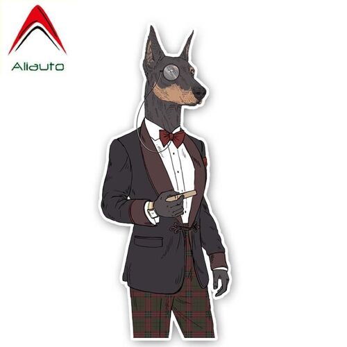 Autocollant De Voiture De Dessin Animé, 7,15cm X 6cm, Autocollant En Pvc Étanche Pour Moto Toyota Hilux Bmw E46 Golf, Accessoires De Chien De Monsieur